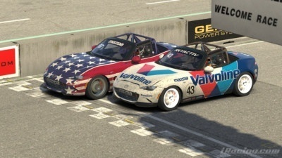 The CMS-TXL league MX-5 finish at Road America
