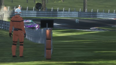 Marco Rodriguez losing control destroying his car