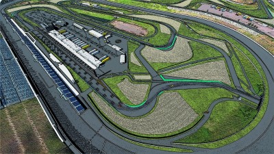 Aerial view Twin Ring Motegi.