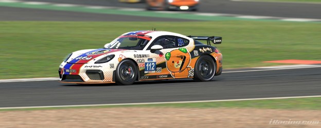 Nathan Sullano in the #112 Porsche GT4 finishes the race in 4th and takes the series points lead